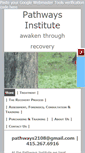 Mobile Screenshot of pathwaysinstitute.net