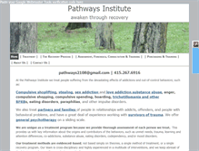Tablet Screenshot of pathwaysinstitute.net